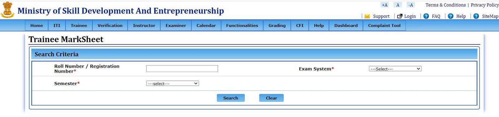 ITI Marksheet