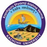 Krantiguru Shyamji Krishna Verma Kachchh University logo