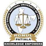 The Rajiv Gandhi National University of Law logo