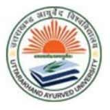 Uttarakhand Ayurveda University logo