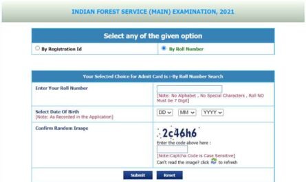 UPSC IFS Mains Admit Card 2021