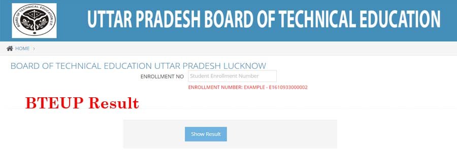 BTEUP Diploma Result