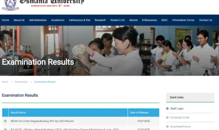 Osmania University Results