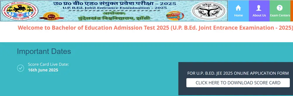 up bed jee result 2025