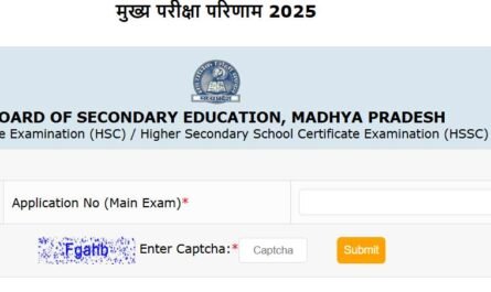 MP Board 12th Result 2025