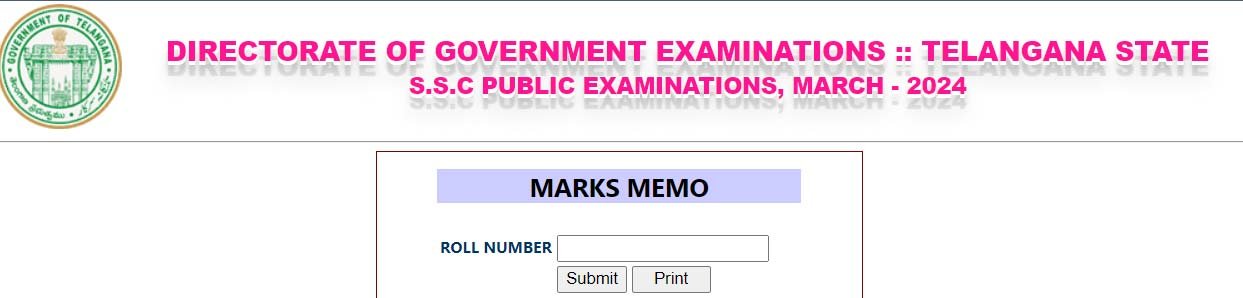 Telangana SSC 10th Result 2024