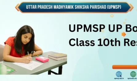 UPMSP UP Board Class 10th Result
