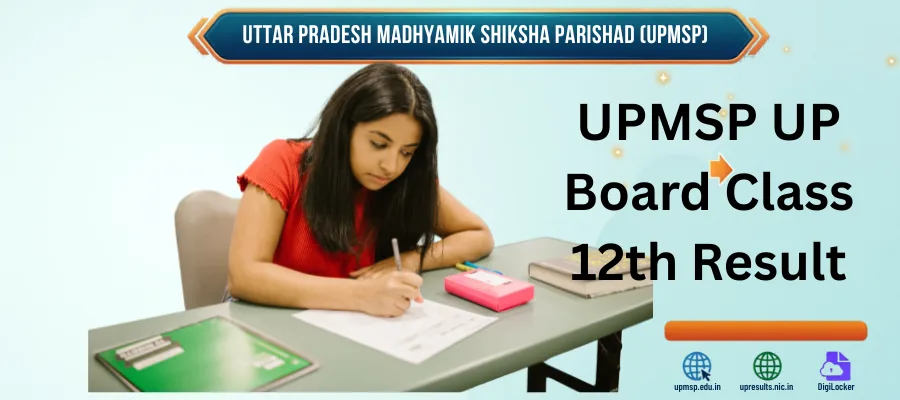 UPMSP UP Board Class 12th Result