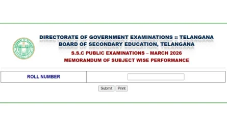 Telangana SSC 10th Result 2026