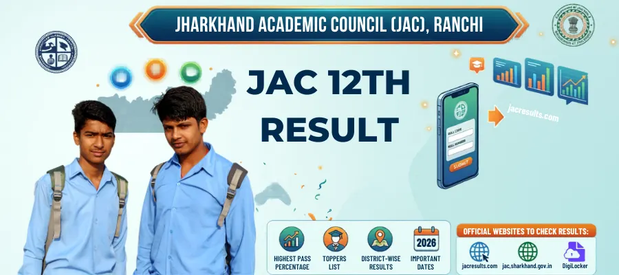 JAC 12th Result 2026: Check Jharkhand Board Class 12 Results Online 1 JAC 12th Result