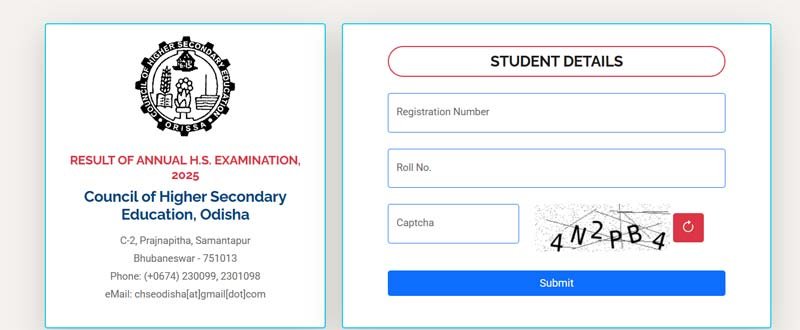 Odisha Board 12th Result 2025 Out: Odisha plus 2 science, commerce results at orissaresults.nic.in