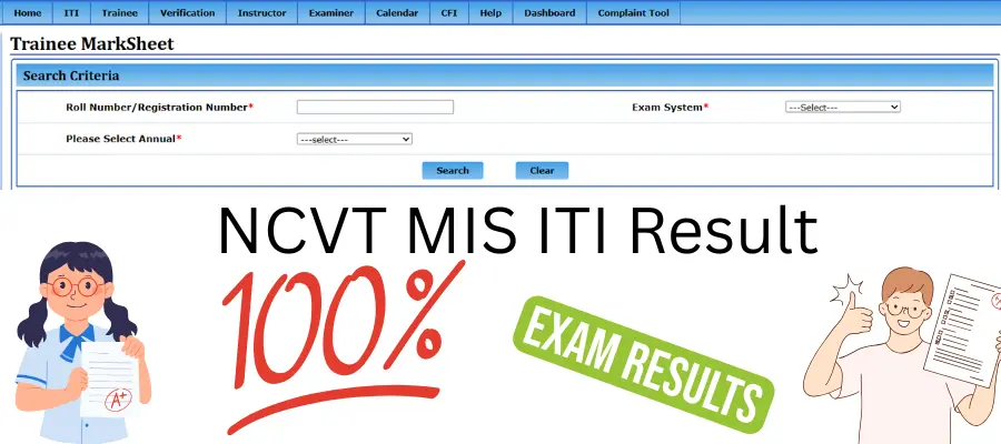 NCVT MIS Result
