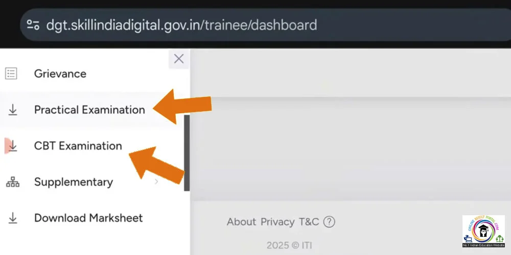 Skill India Digital Portal ITI trainee profile